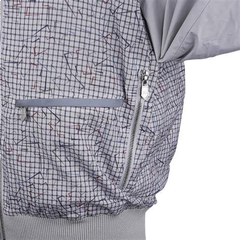 hermes reversible men's windcheater|Hermes Men's Jacket Abstract H Design Grey Reversible .